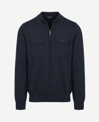 Cardigan canes donkerblauw