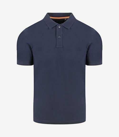 Cas polo donkerblauw