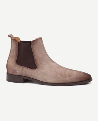 Chelsea boot suede beige