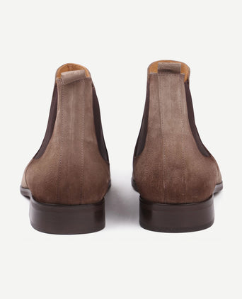 Chelsea boot suede beige