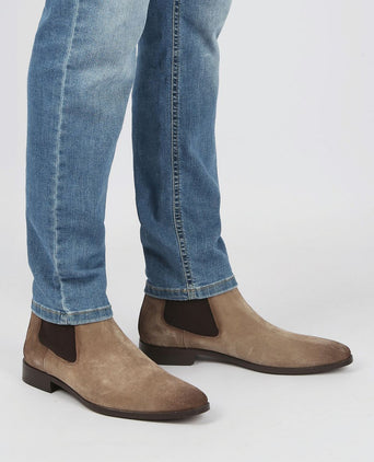 Chelsea boot suede beige