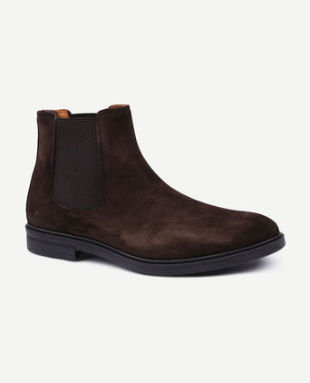 Chelsea boot suede bruin