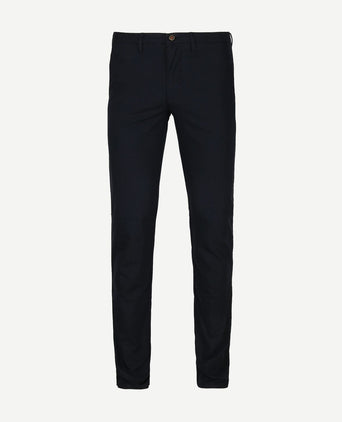 Chino dessin donkerblauw