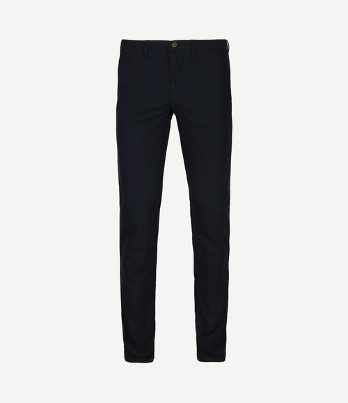 Chino dessin donkerblauw