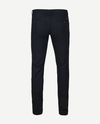Chino dessin donkerblauw