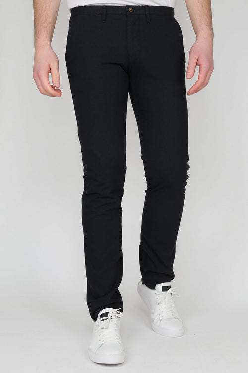 Chino dessin donkerblauw