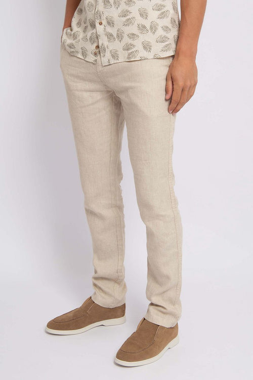 Suitable chino linnen beige