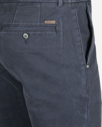 Suitable chino donkerblauw dante
