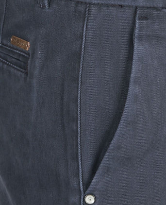 Suitable chino donkerblauw dante