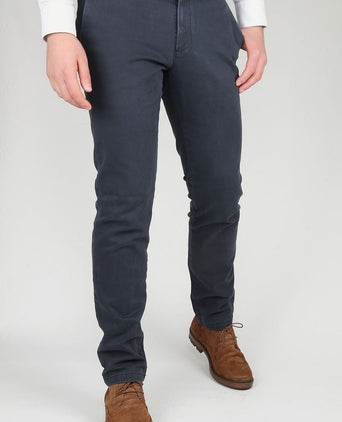 Suitable chino donkerblauw dante