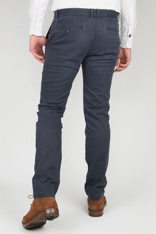 Suitable chino donkerblauw dante