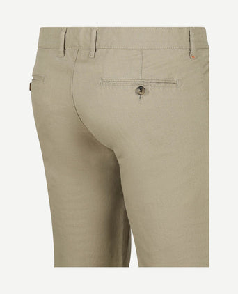 Chino Pico cotton linen kaki