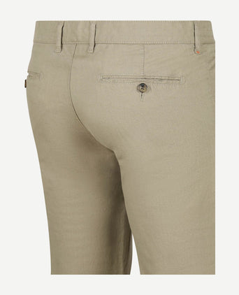Chino Pico cotton linen kaki