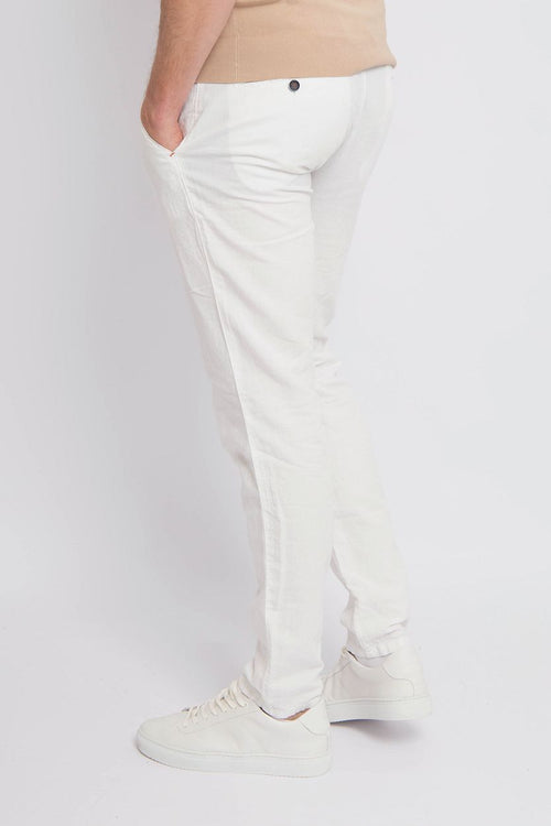 Suitable chino Pico linnen ecru