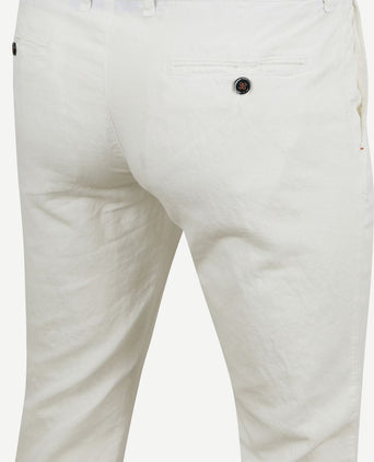 Suitable chino Pico linnen ecru