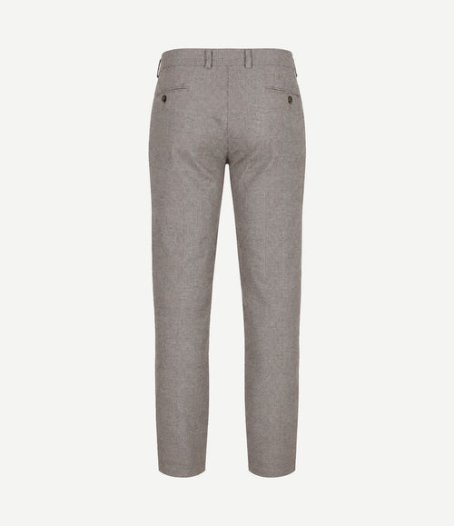 Chino Pico pleat check sand