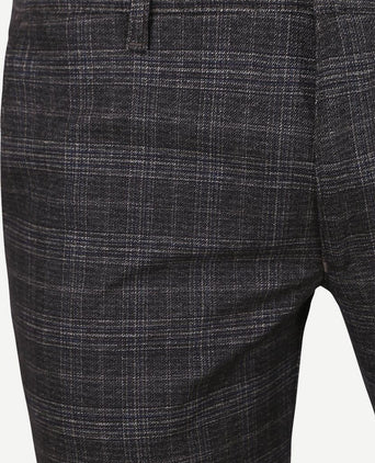 Suitable chino Pico ruiten antraciet