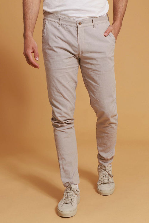 Steppin' Out broek 5-pocket johnson sand | Regular-fit