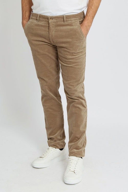 Suitable chino Plato corduroy beige