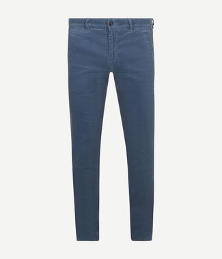 Chino Plato corduroy blauw Chino Plato corduroy blauw