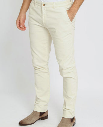 Suitable chino Plato corduroy off white