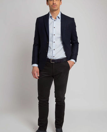 Suitable chino Plato donkerblauw