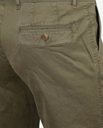 Suitable chino Plato olijfgroen