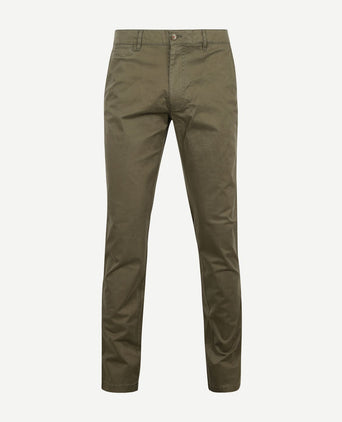 Suitable chino Plato olijfgroen