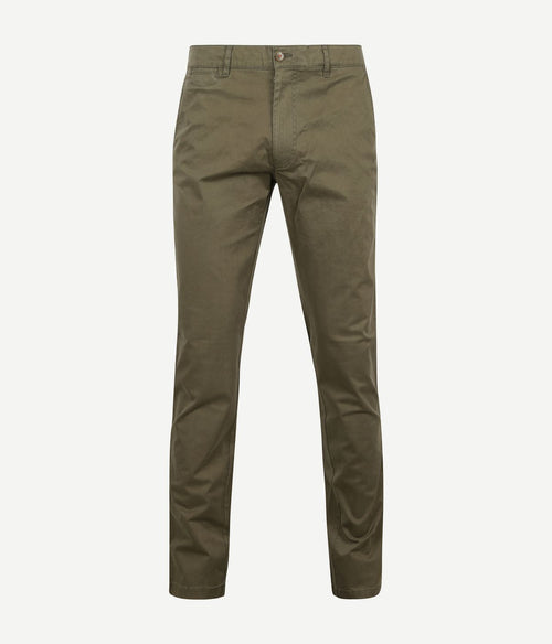 Suitable chino Plato olijfgroen