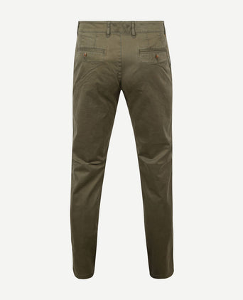 Suitable chino Plato olijfgroen