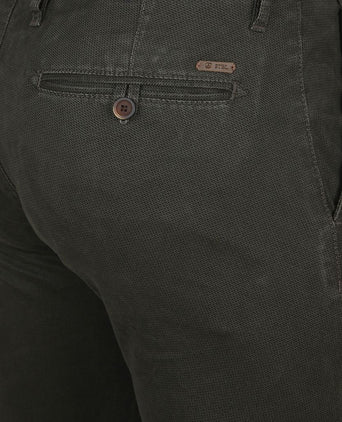 Suitable chino sartre donker groen