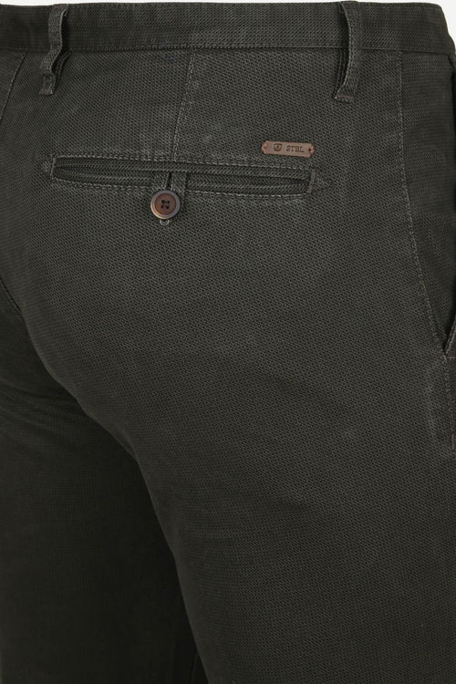 Suitable chino sartre donker groen