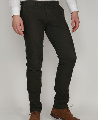 Suitable chino sartre donker groen