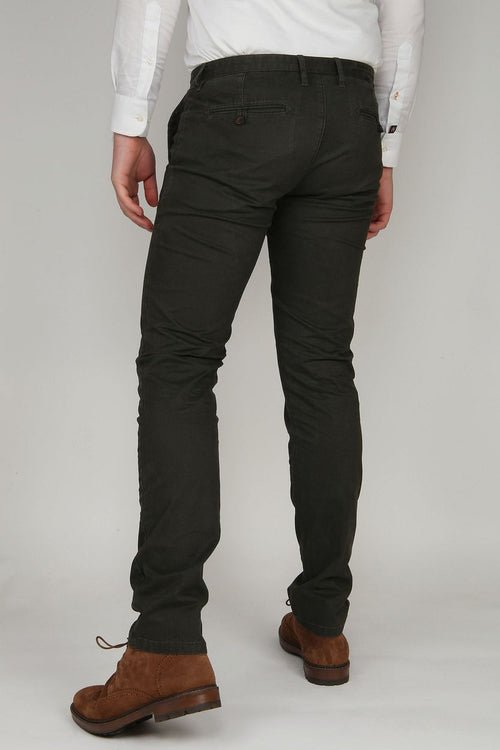 Suitable chino sartre donker groen