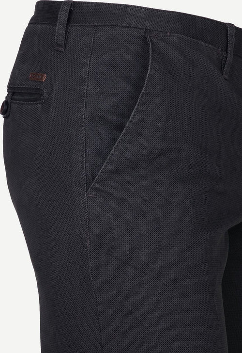 Suitable chino sartre donkerblauw