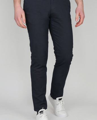 Suitable chino sartre donkerblauw