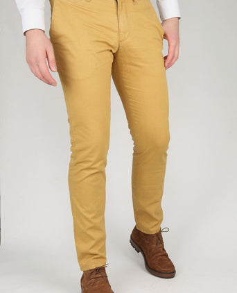 Suitable chino sartre oker