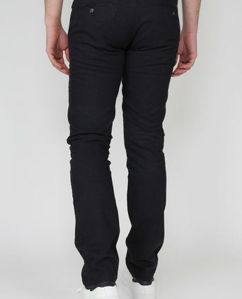 Suitable chino sartre ruit donkerblauw