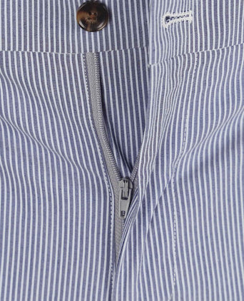 Suitable chino strepen blauw | Slim-fit