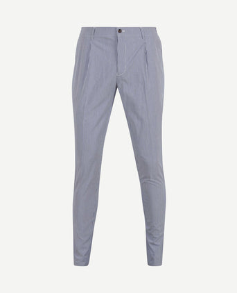 Chino strepen blauw