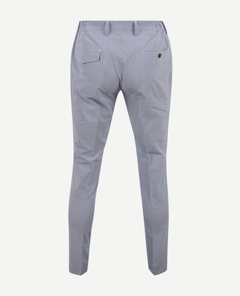 Chino strepen blauw