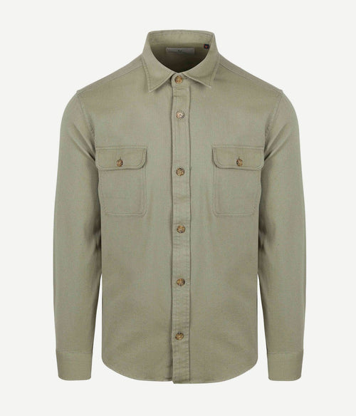 Suitable cia overshirt groen | Regular-fit