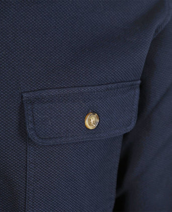 Suitable cia overshirt donkerblauw | Regular-fit