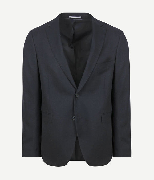 Suitable classic colbert wol blend donkerblauw