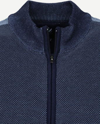Suitable claude vest donkerblauw