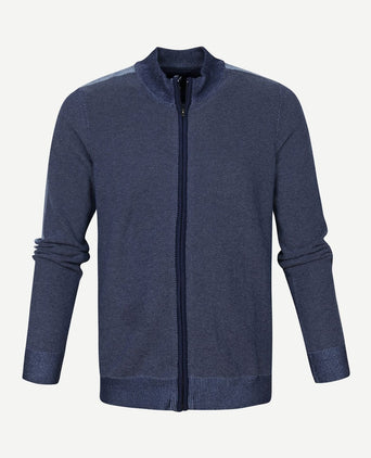 Suitable claude vest donkerblauw