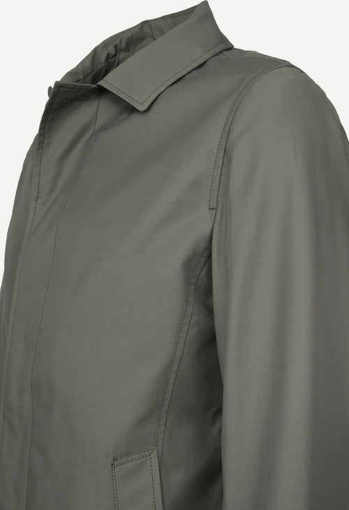 Suitable coat rosewood mid green