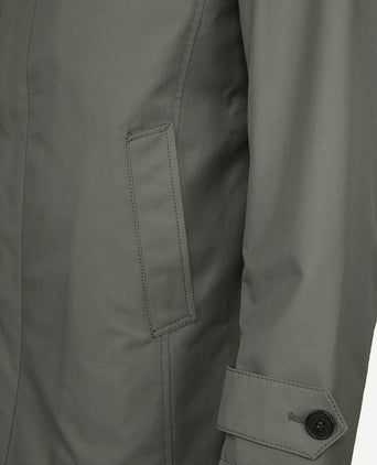 Suitable coat rosewood mid green