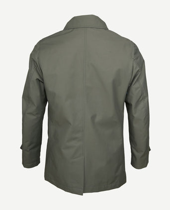 Suitable coat rosewood mid green