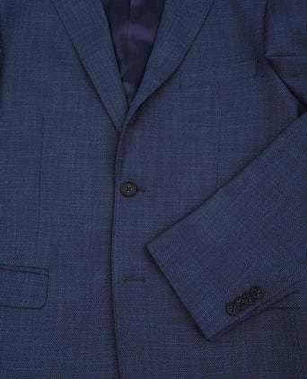 Colbert structure lined donkerblauw